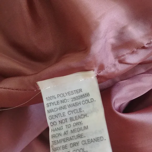 "BIANCA NYGARD" SIZE 12P DRESS, 100% Polyester with zipper on left side - Picture 9 of 9